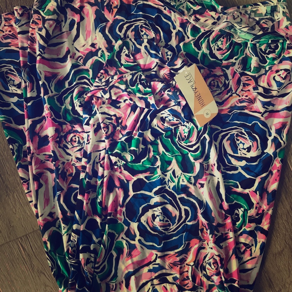 Honey and lace maxi skirt